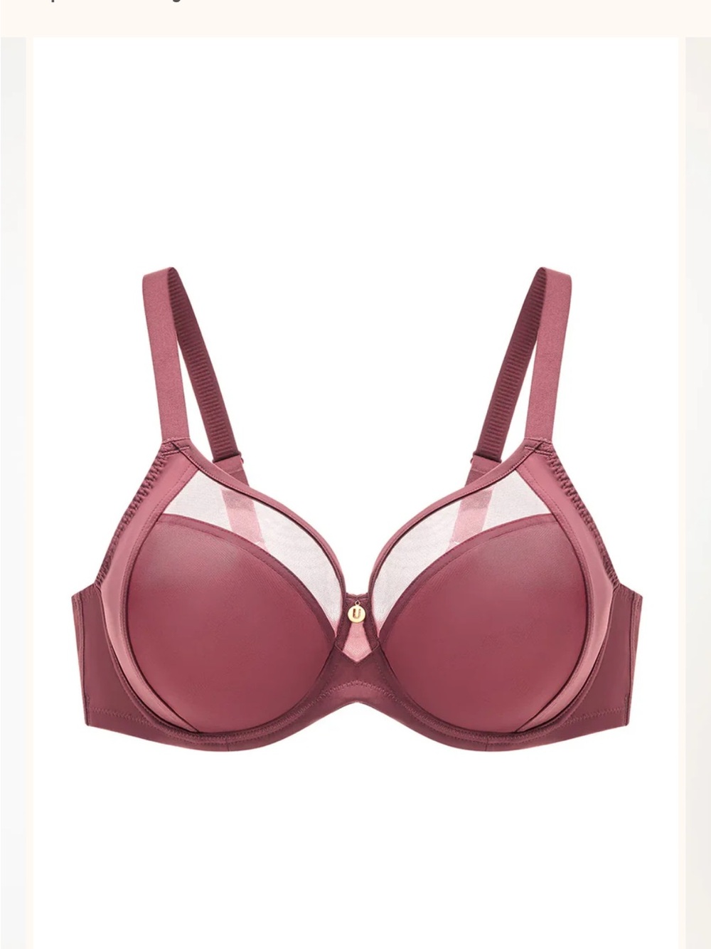 Understance Jasmine FlexWire Demi Unpadded Spacer Bra Deep Crimson 40DD NWT